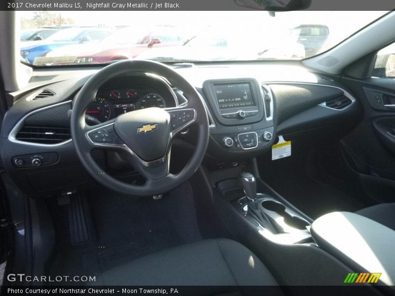 Nightfall Gray Metallic / Jet Black 2017 Chevrolet Malibu LS