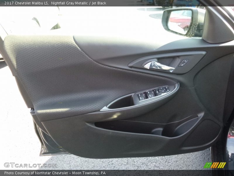 Nightfall Gray Metallic / Jet Black 2017 Chevrolet Malibu LS