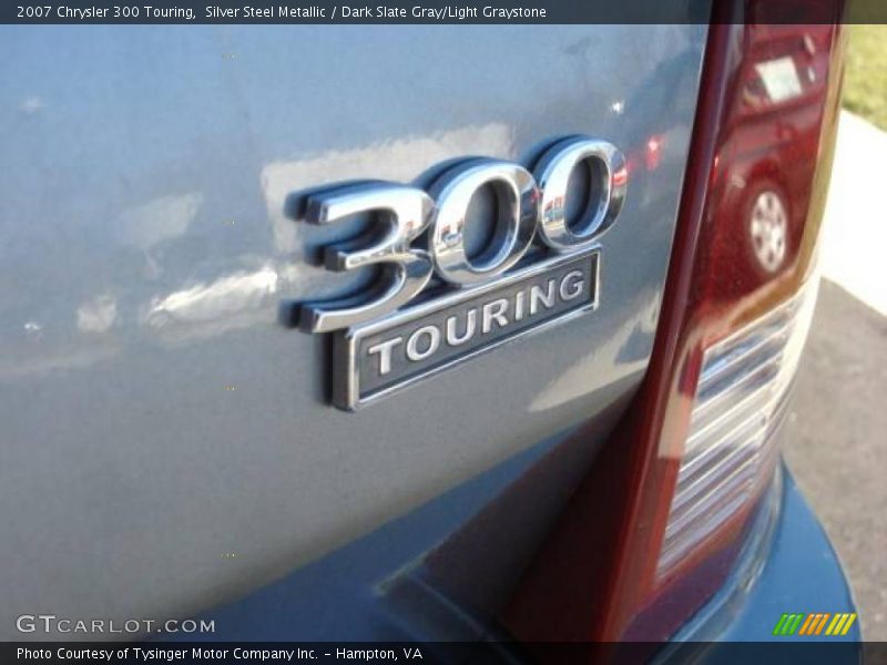 Silver Steel Metallic / Dark Slate Gray/Light Graystone 2007 Chrysler 300 Touring