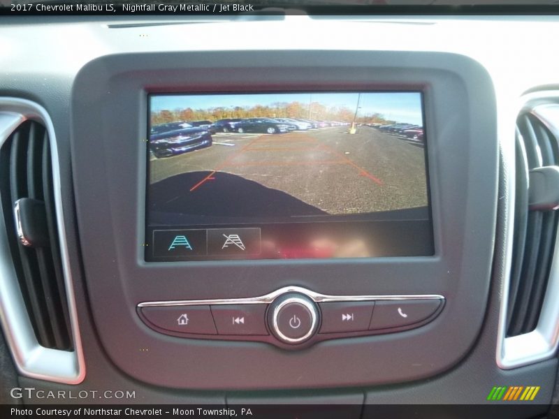 Nightfall Gray Metallic / Jet Black 2017 Chevrolet Malibu LS
