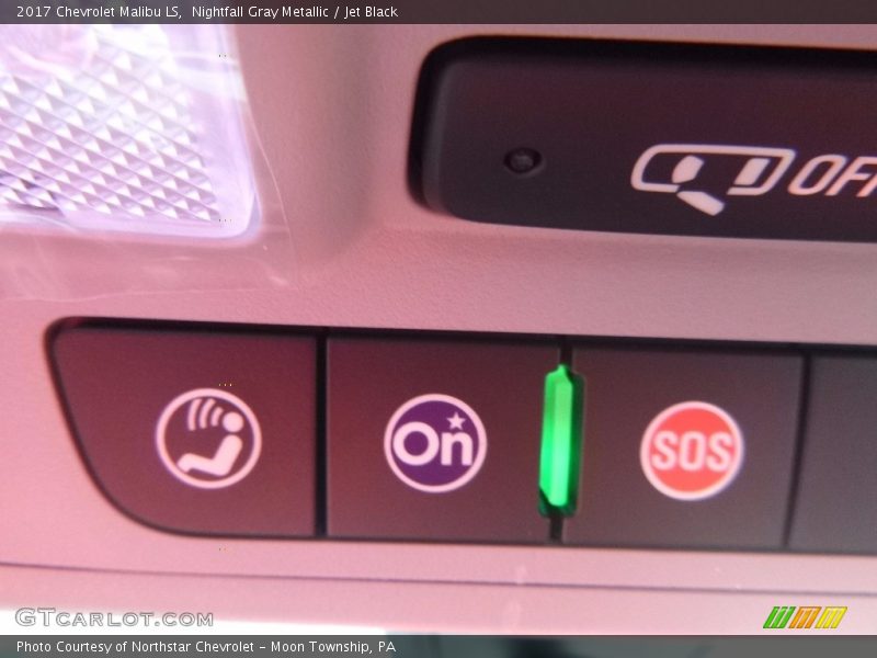 Nightfall Gray Metallic / Jet Black 2017 Chevrolet Malibu LS