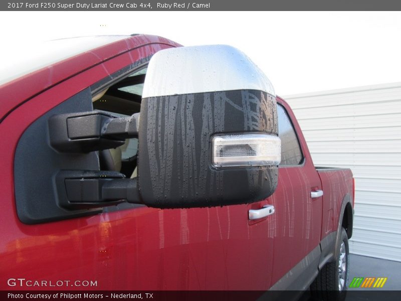Ruby Red / Camel 2017 Ford F250 Super Duty Lariat Crew Cab 4x4