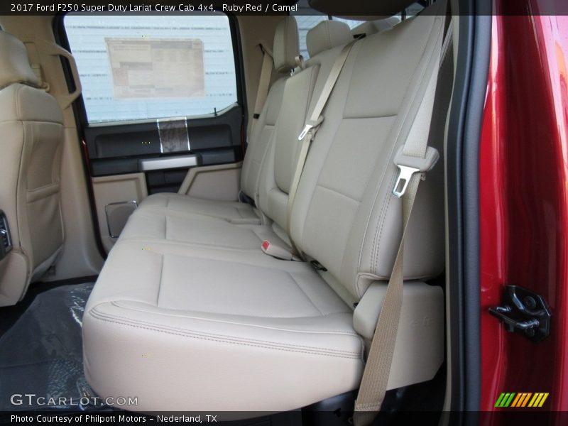 Rear Seat of 2017 F250 Super Duty Lariat Crew Cab 4x4 Photo No