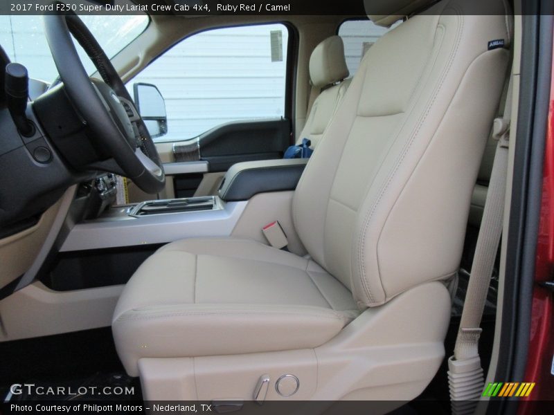 Front Seat of 2017 F250 Super Duty Lariat Crew Cab 4x4