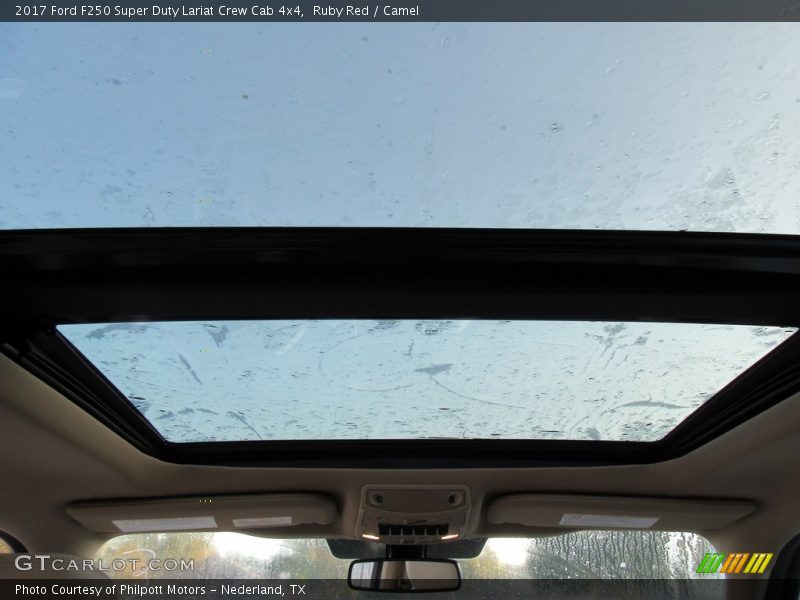 Sunroof of 2017 F250 Super Duty Lariat Crew Cab 4x4