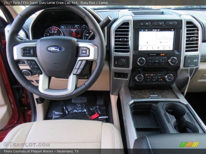 Dashboard of 2017 F250 Super Duty Lariat Crew Cab 4x4