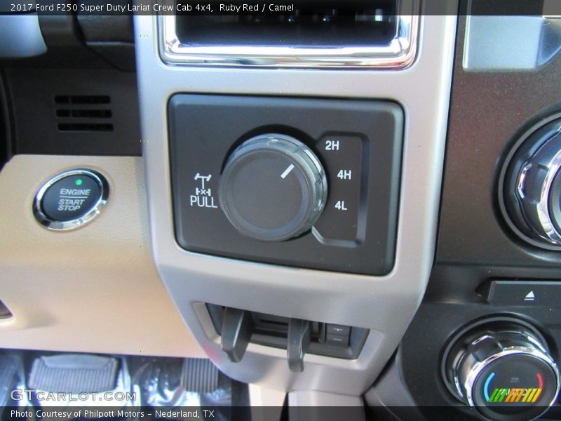 Controls of 2017 F250 Super Duty Lariat Crew Cab 4x4
