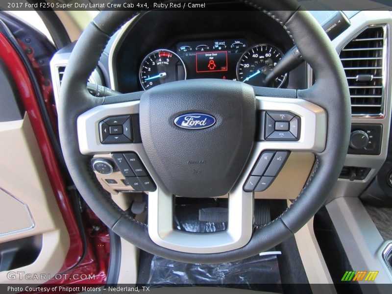  2017 F250 Super Duty Lariat Crew Cab 4x4 Steering Wheel