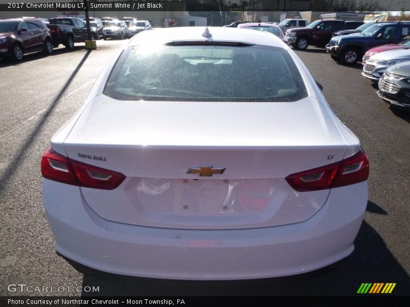 Summit White / Jet Black 2017 Chevrolet Malibu LT