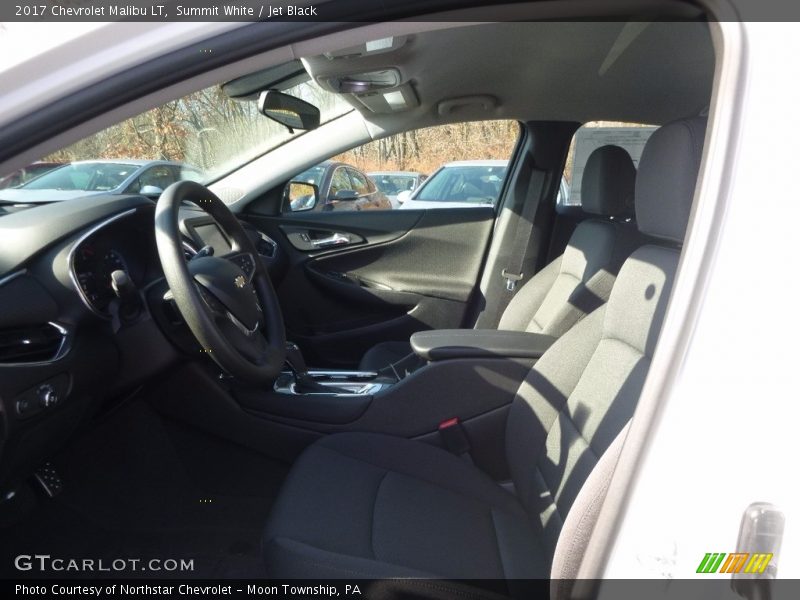 Summit White / Jet Black 2017 Chevrolet Malibu LT