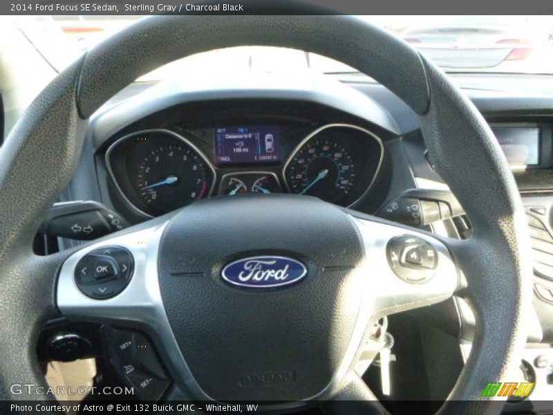 Sterling Gray / Charcoal Black 2014 Ford Focus SE Sedan