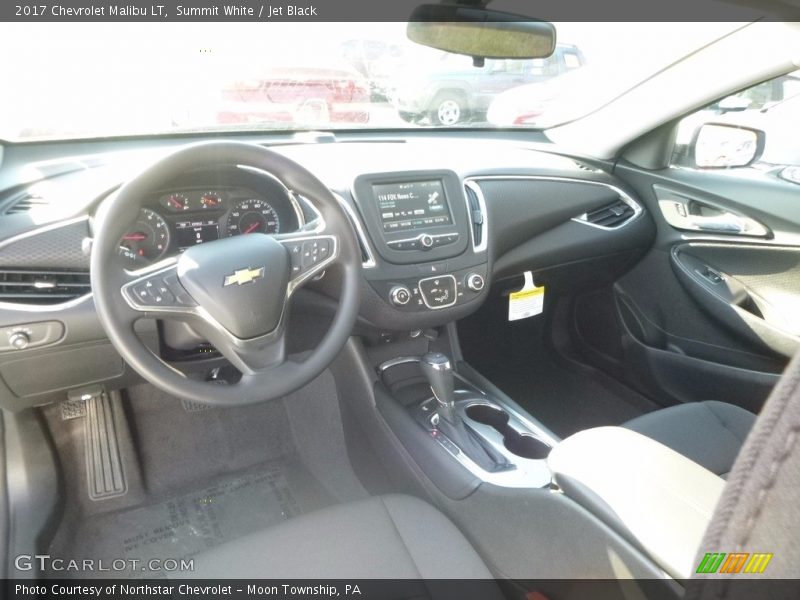 Summit White / Jet Black 2017 Chevrolet Malibu LT