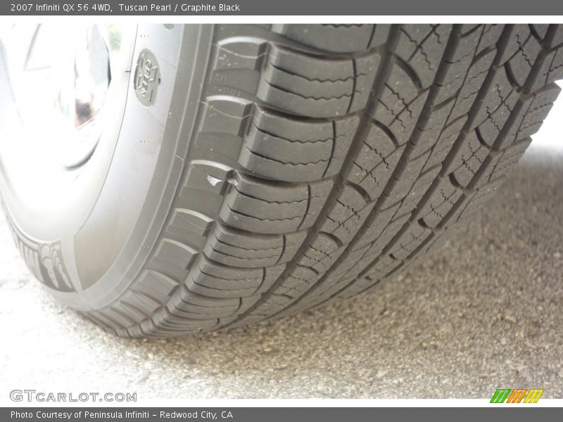 Tuscan Pearl / Graphite Black 2007 Infiniti QX 56 4WD