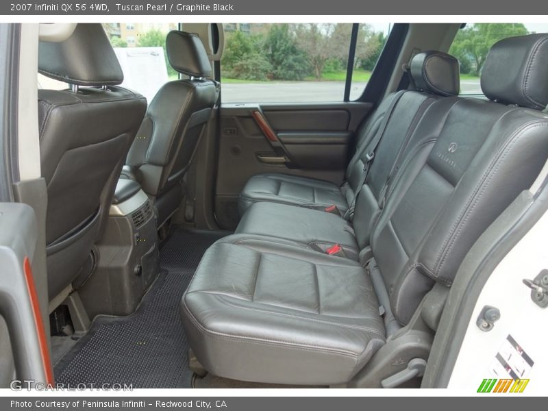 Tuscan Pearl / Graphite Black 2007 Infiniti QX 56 4WD