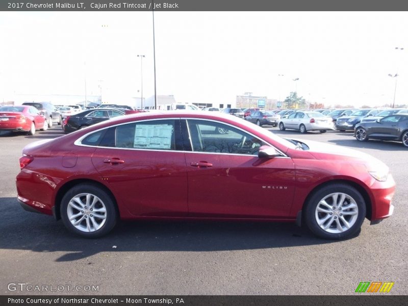 Cajun Red Tintcoat / Jet Black 2017 Chevrolet Malibu LT
