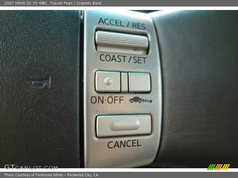 Tuscan Pearl / Graphite Black 2007 Infiniti QX 56 4WD