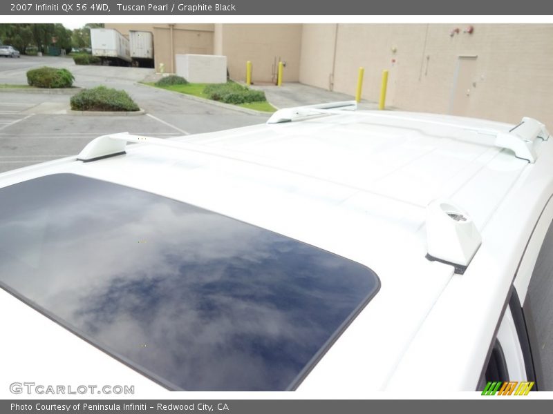 Tuscan Pearl / Graphite Black 2007 Infiniti QX 56 4WD