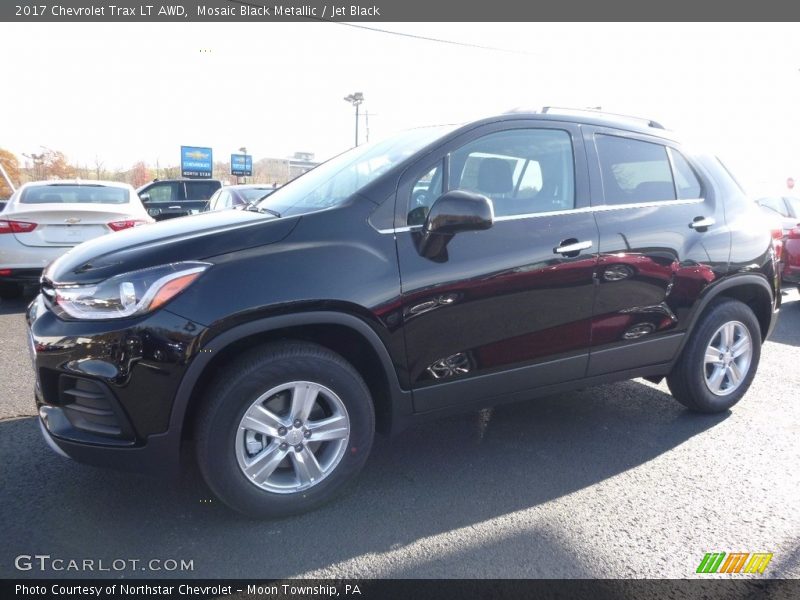 Mosaic Black Metallic / Jet Black 2017 Chevrolet Trax LT AWD