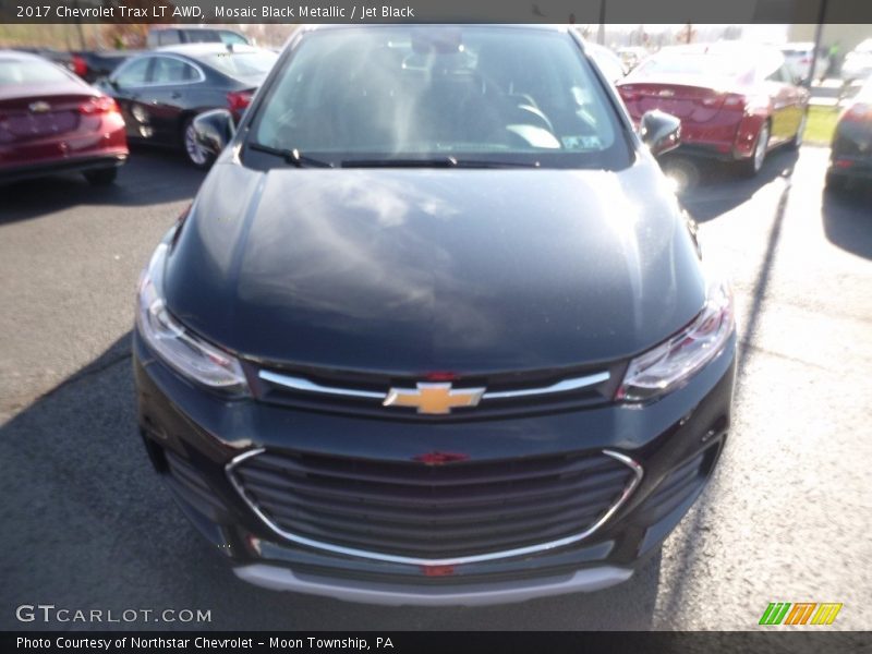 Mosaic Black Metallic / Jet Black 2017 Chevrolet Trax LT AWD