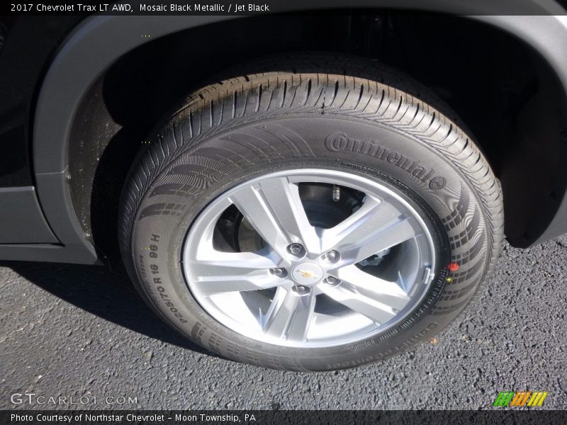 Mosaic Black Metallic / Jet Black 2017 Chevrolet Trax LT AWD
