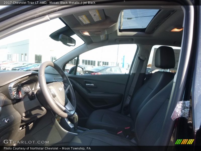 Mosaic Black Metallic / Jet Black 2017 Chevrolet Trax LT AWD