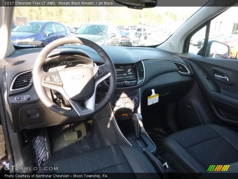 Mosaic Black Metallic / Jet Black 2017 Chevrolet Trax LT AWD