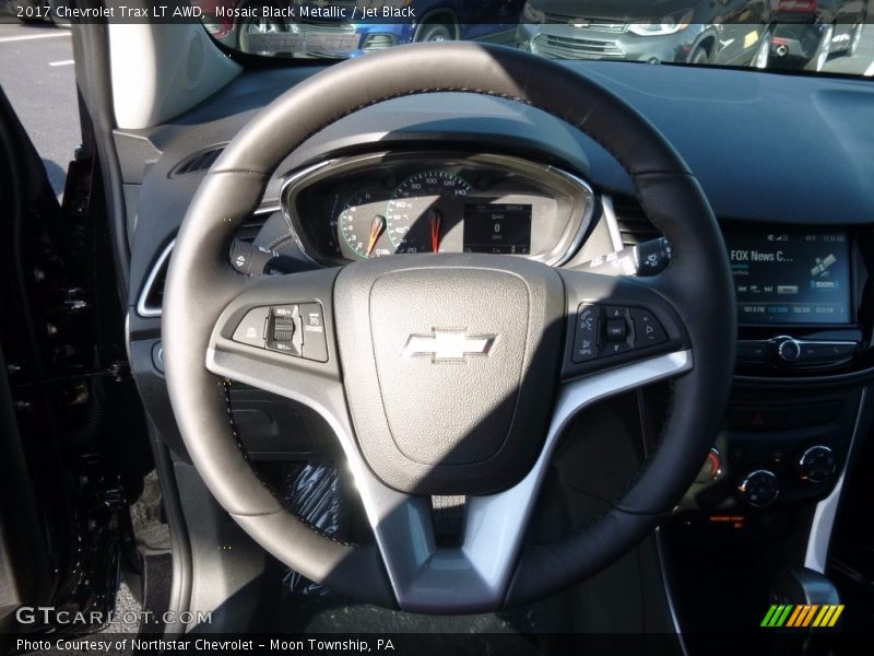 Mosaic Black Metallic / Jet Black 2017 Chevrolet Trax LT AWD