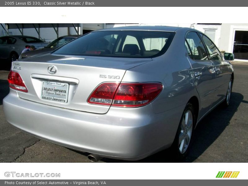 Classic Silver Metallic / Black 2005 Lexus ES 330