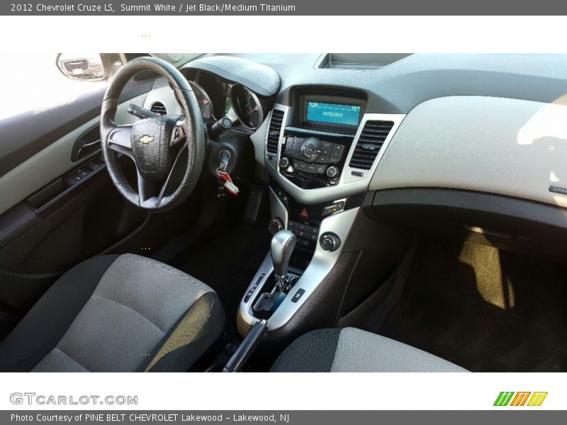 Summit White / Jet Black/Medium Titanium 2012 Chevrolet Cruze LS