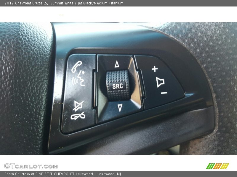 Summit White / Jet Black/Medium Titanium 2012 Chevrolet Cruze LS