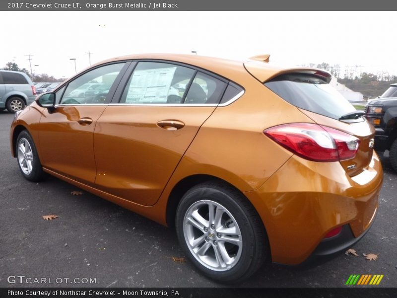 Orange Burst Metallic / Jet Black 2017 Chevrolet Cruze LT