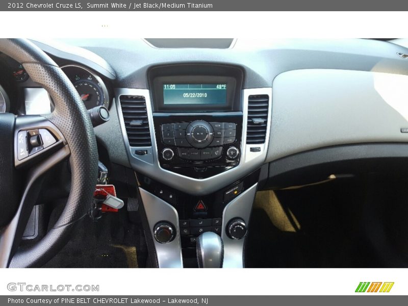 Summit White / Jet Black/Medium Titanium 2012 Chevrolet Cruze LS