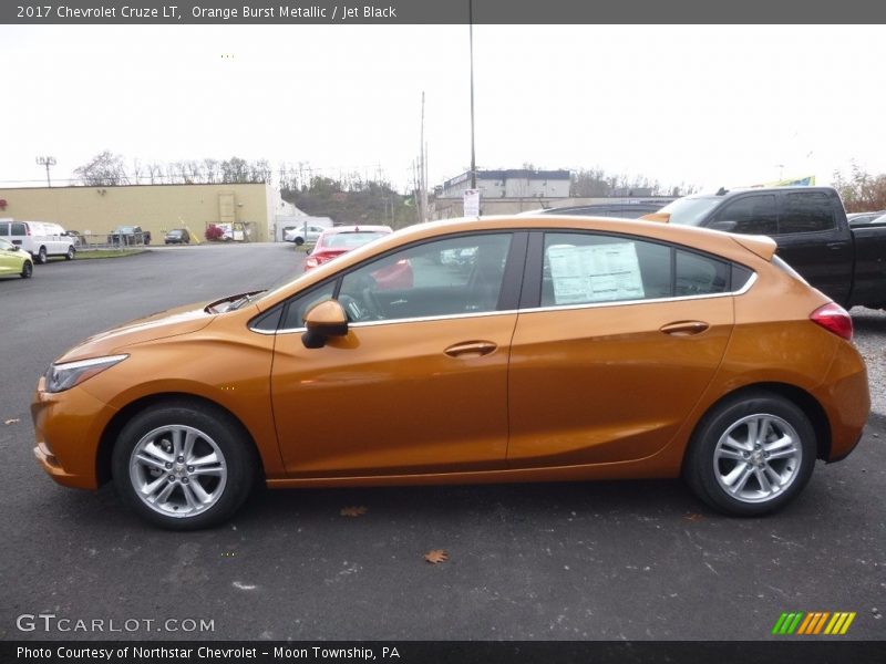 Orange Burst Metallic / Jet Black 2017 Chevrolet Cruze LT