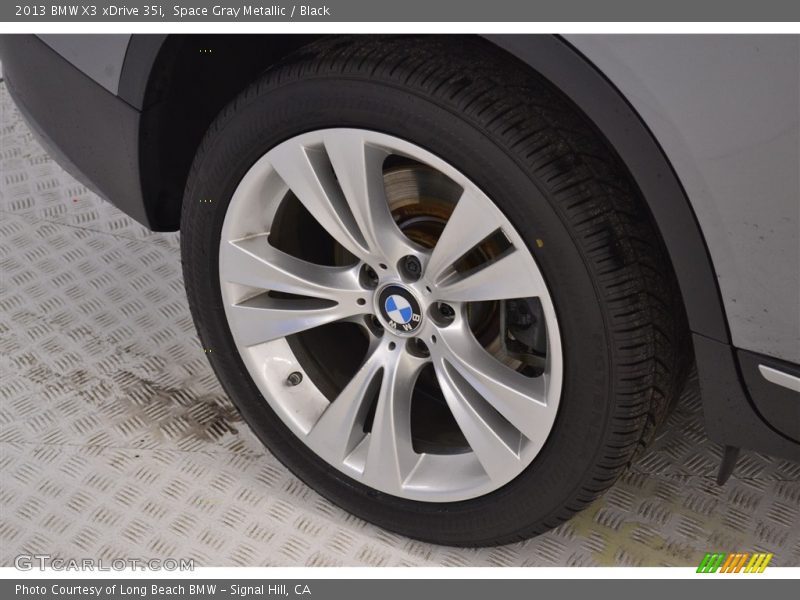 Space Gray Metallic / Black 2013 BMW X3 xDrive 35i