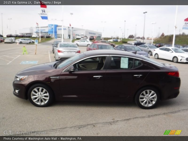 Dark Cherry / Beige 2015 Kia Optima LX