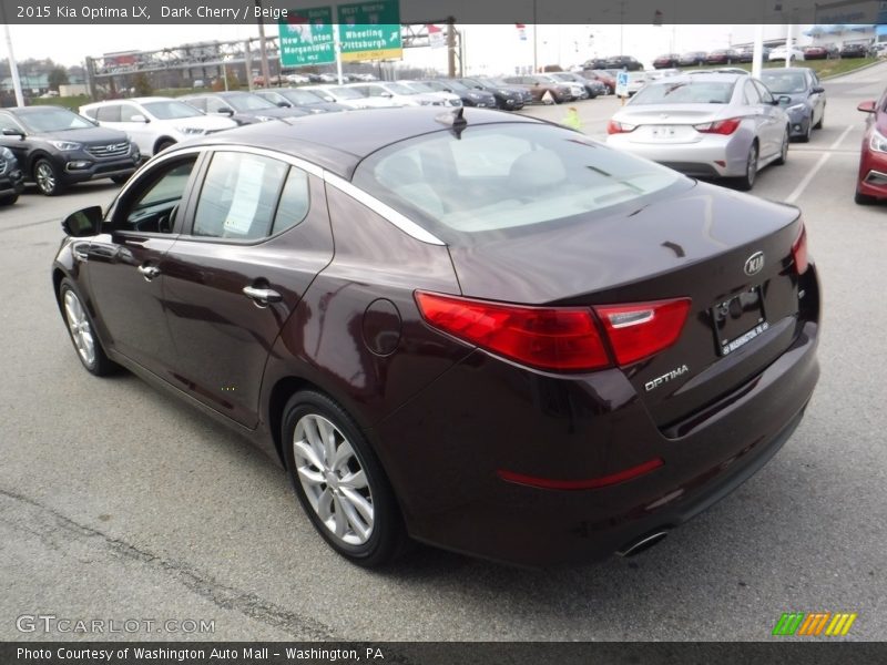 Dark Cherry / Beige 2015 Kia Optima LX