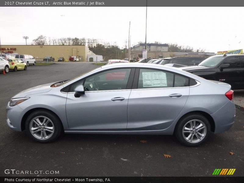Arctic Blue Metallic / Jet Black 2017 Chevrolet Cruze LT