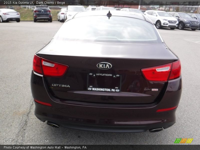 Dark Cherry / Beige 2015 Kia Optima LX