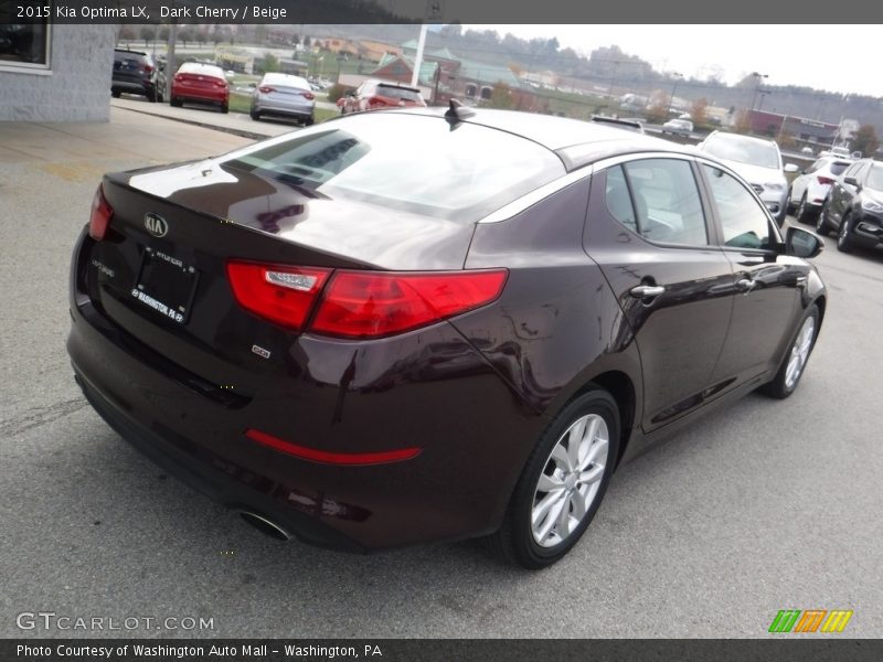 Dark Cherry / Beige 2015 Kia Optima LX