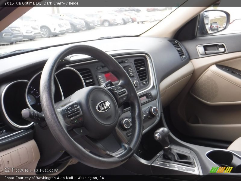 Dark Cherry / Beige 2015 Kia Optima LX