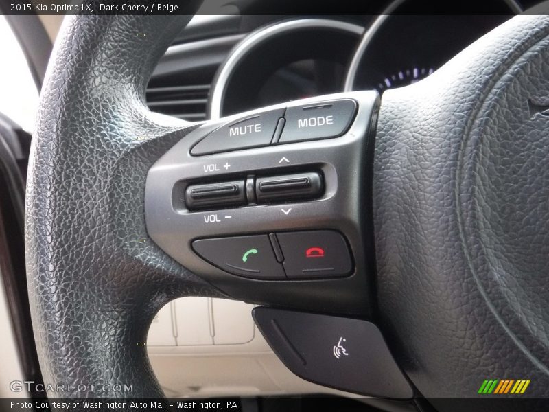 Dark Cherry / Beige 2015 Kia Optima LX