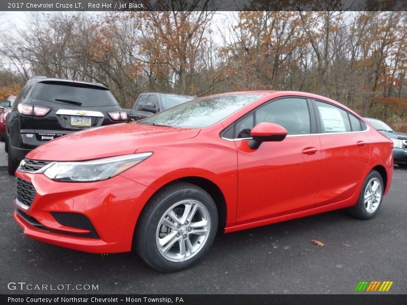 Red Hot / Jet Black 2017 Chevrolet Cruze LT