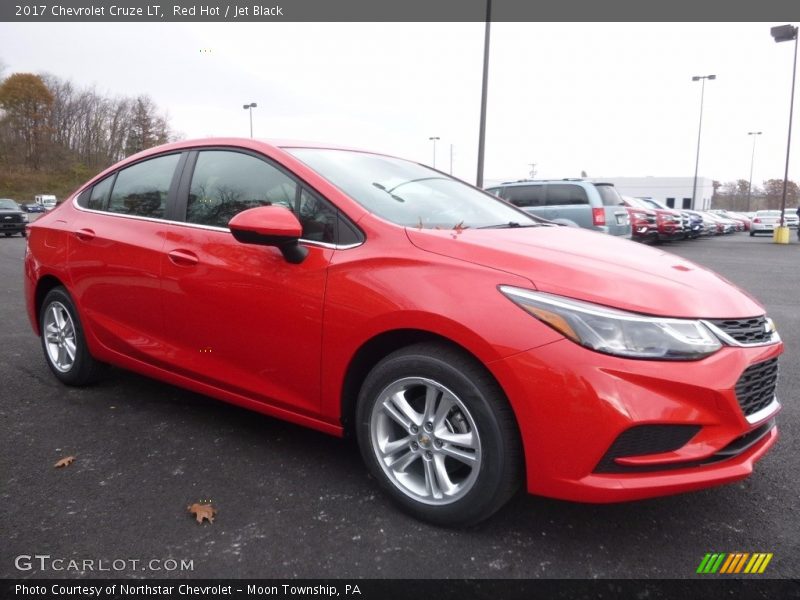 Red Hot / Jet Black 2017 Chevrolet Cruze LT