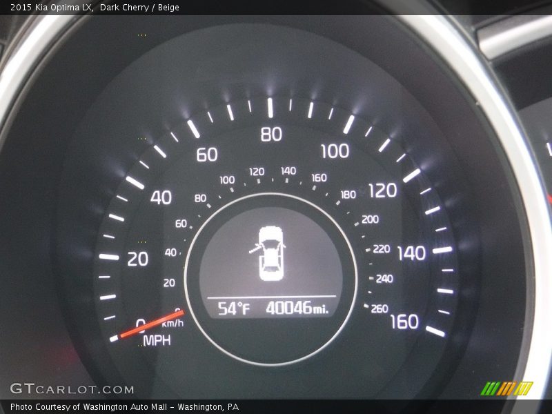Dark Cherry / Beige 2015 Kia Optima LX