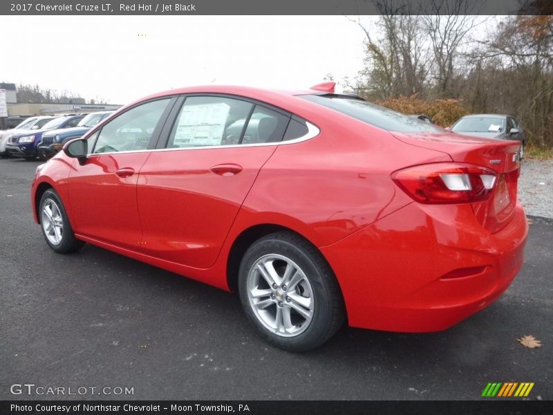 Red Hot / Jet Black 2017 Chevrolet Cruze LT