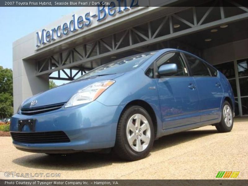 Seaside Blue Pearl / Dark Gray 2007 Toyota Prius Hybrid