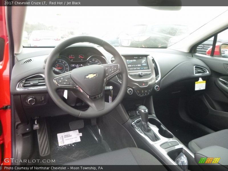 Red Hot / Jet Black 2017 Chevrolet Cruze LT