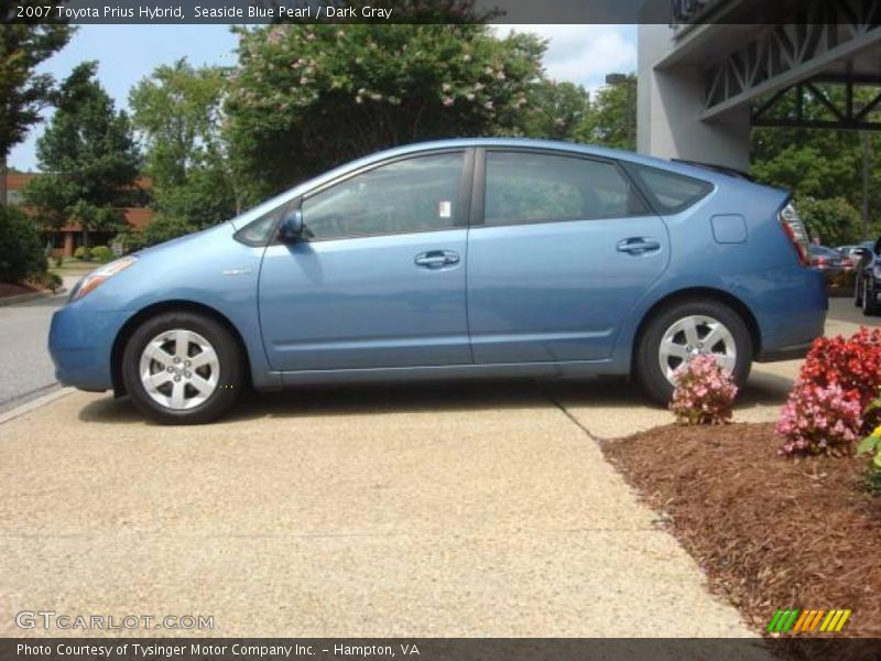 Seaside Blue Pearl / Dark Gray 2007 Toyota Prius Hybrid