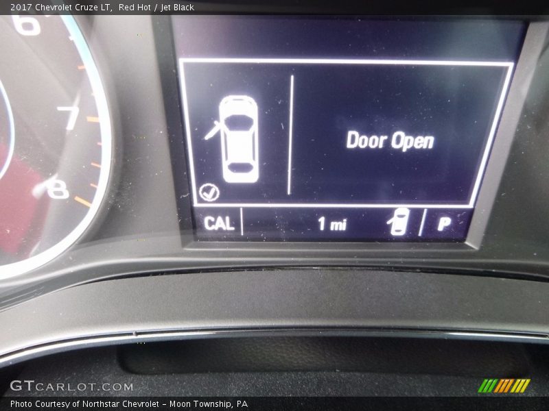 Red Hot / Jet Black 2017 Chevrolet Cruze LT