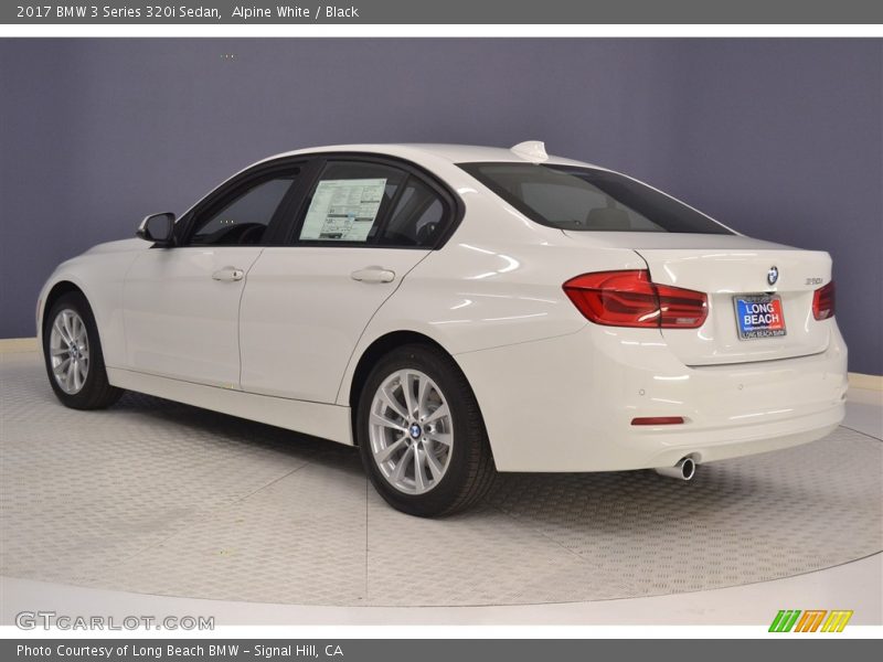 Alpine White / Black 2017 BMW 3 Series 320i Sedan